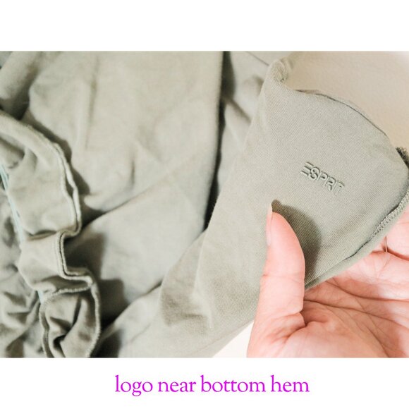 Sage Green Ruffle Neck Tank Top 🫒 ESPRIT - Picture 6 of 8